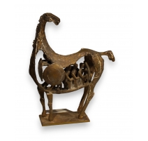 Bronze "Cheval de Troye" signé SIEBOLD