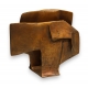 Bronze moderne visage cubiste