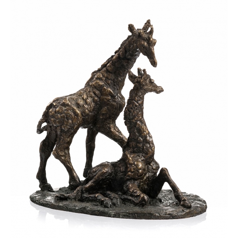 Girafes en bronze "Belle Amie" signé GODEFROY