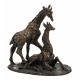 Girafes en bronze "Belle Amie" signé GODEFROY