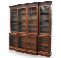 Large mahogany display cabinet