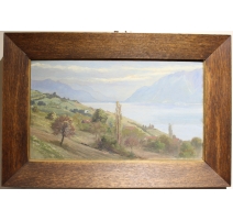 Tableau "Lavaux" signé C. PARISOD 1921