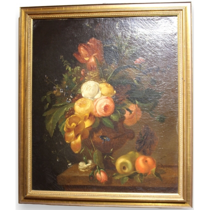 Tableau nature morte "Bouquet de fleurs"