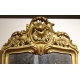 Miroir style Louis XV FUNK en bois doré sculpté