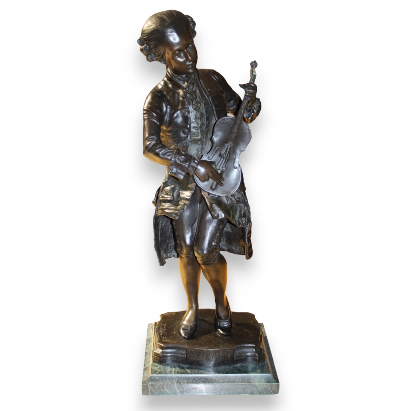 Bronze "Mozart" d'après Paul DUBOIS