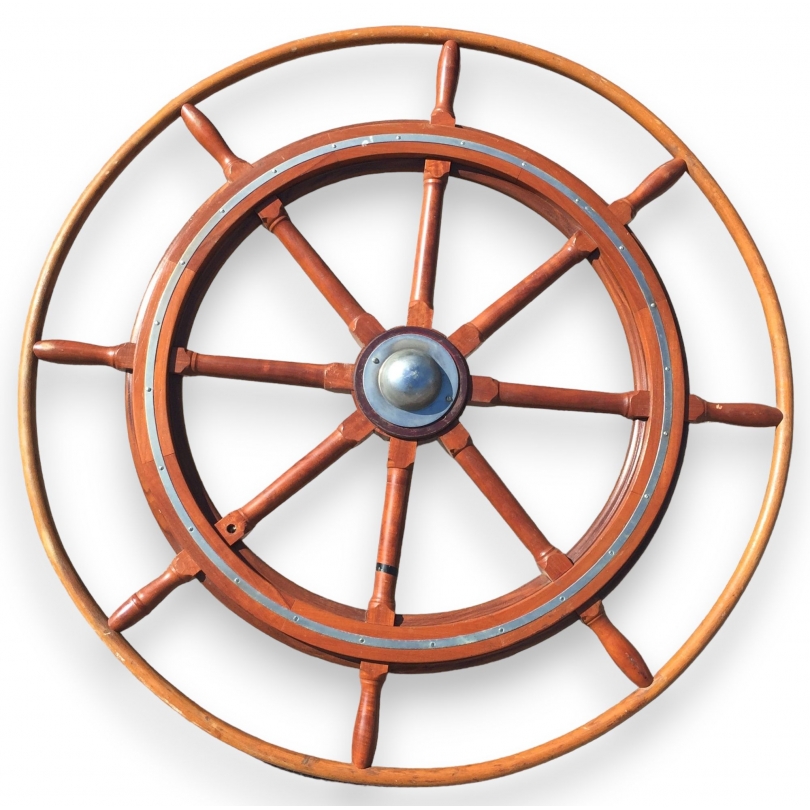 English boat Steering wheel