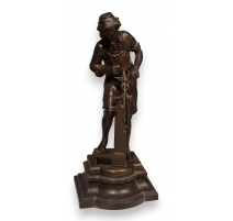 Bronze "Forgeron d'épées" signé A. ESPIE