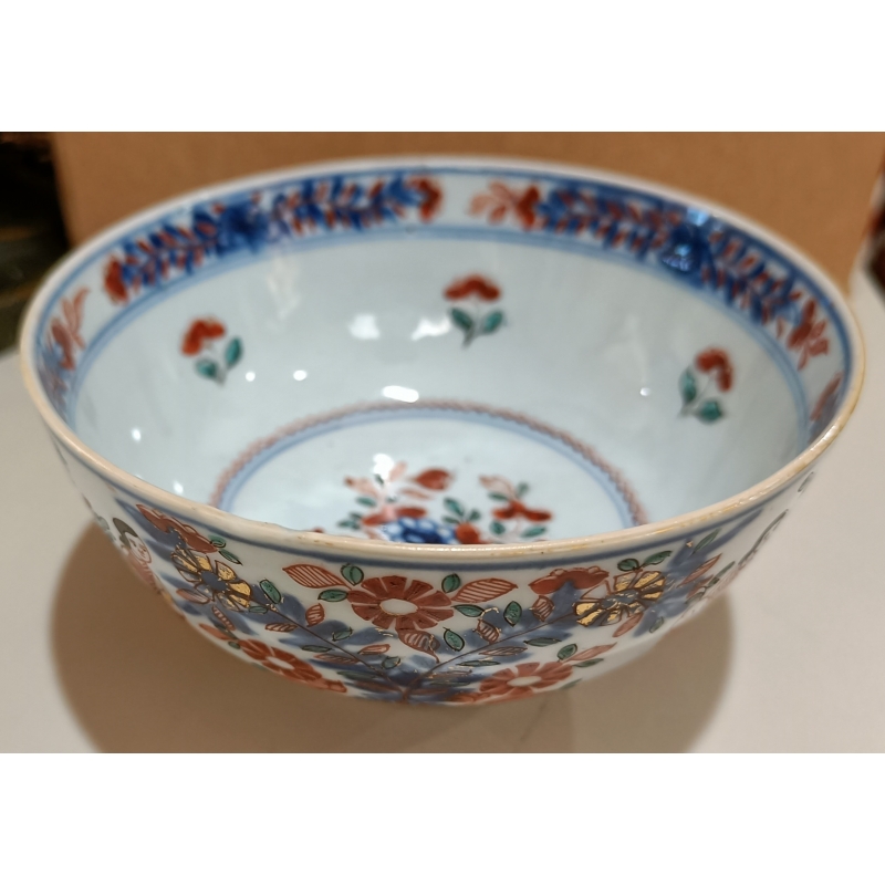 Bol à punch en grès bleu - Moinat SA - Antiquités décoration