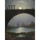 Painting "Moonlight bridge", unsigned.