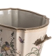 Cache-pot ovale en porcelaine Diamant de Gould