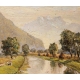 Tableau "Le Rhône" signé BRILO