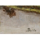 Tableau "Le Rhône" signé BRILO