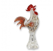 Coq en verre soufflé