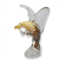 Sculpture en verre soufflé Aigle