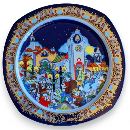 Assiette "Noel d'Adam" de Rosenthal