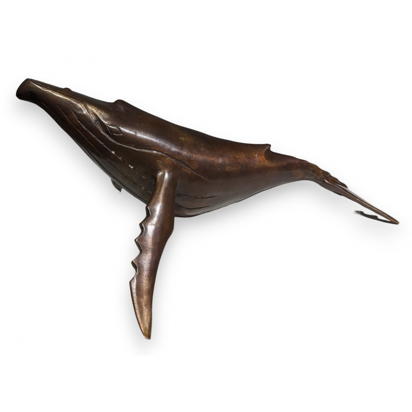 Baleine en bronze