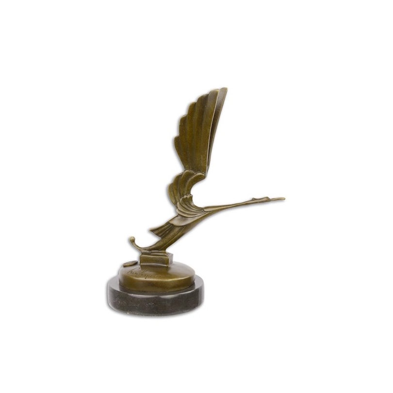 Bronze "Cigogne" reproduction de bouchon