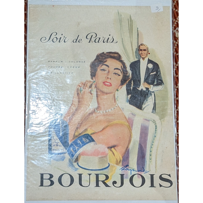 Affiche "Soir de Paris" BOURJOIS