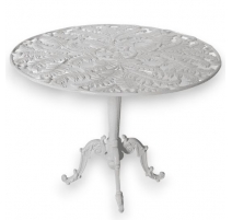 Table ronde Fougère en fonte d'aluminium